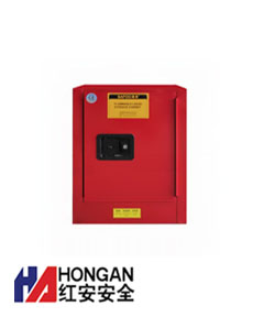 「4加仑」化学可燃品安全存储柜-红色-CHEMICAL SAFETY STORAGE CABINET